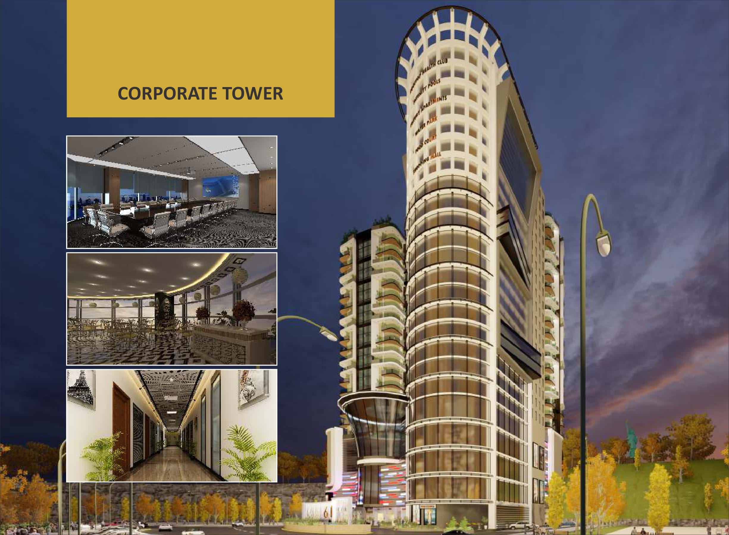 The Sixth Boulevard Mall & Apartments | Business District | Phase 08 | Bahria Town