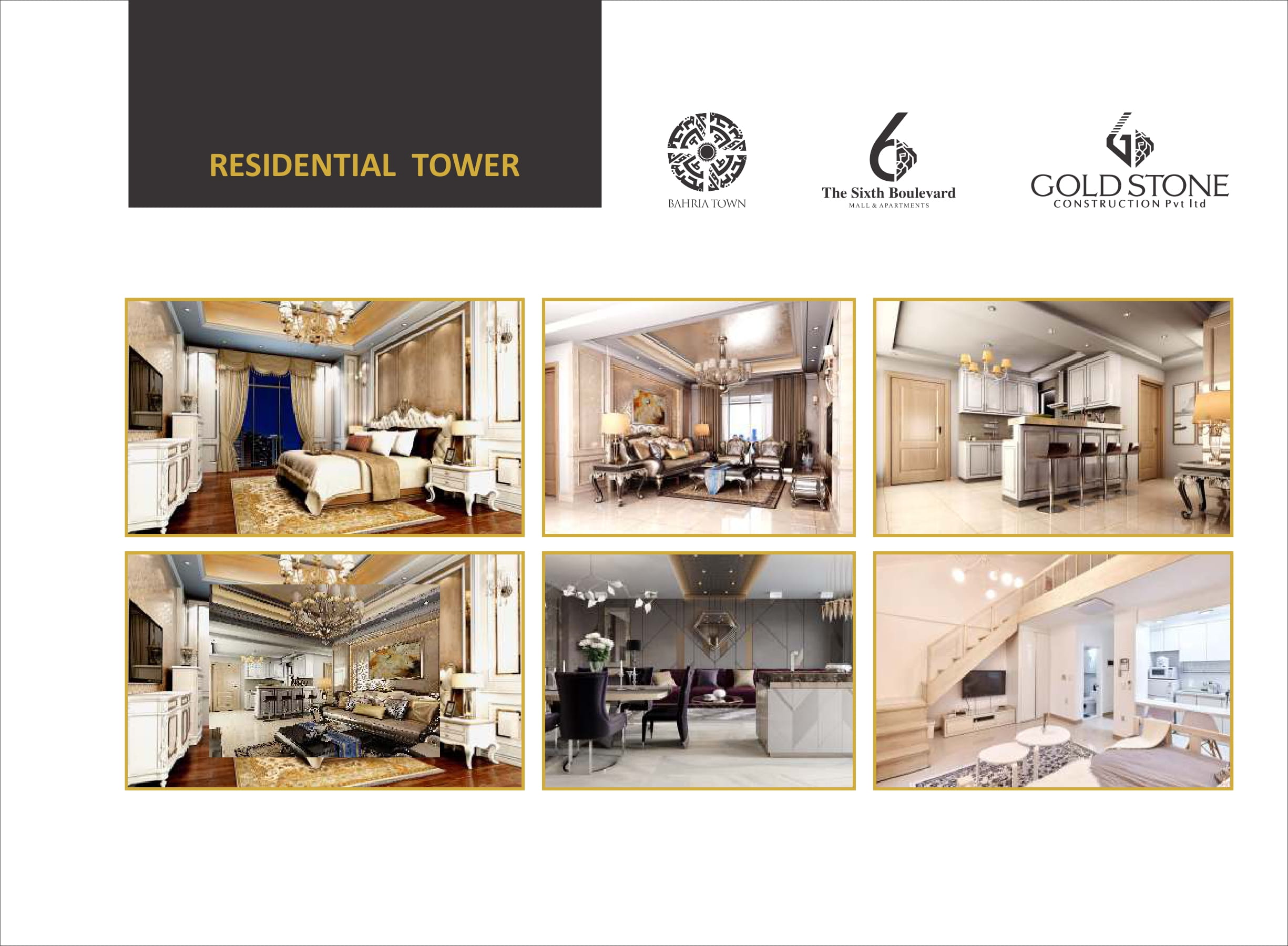 The Sixth Boulevard Mall & Apartments | Business District | Phase 08 | Bahria Town