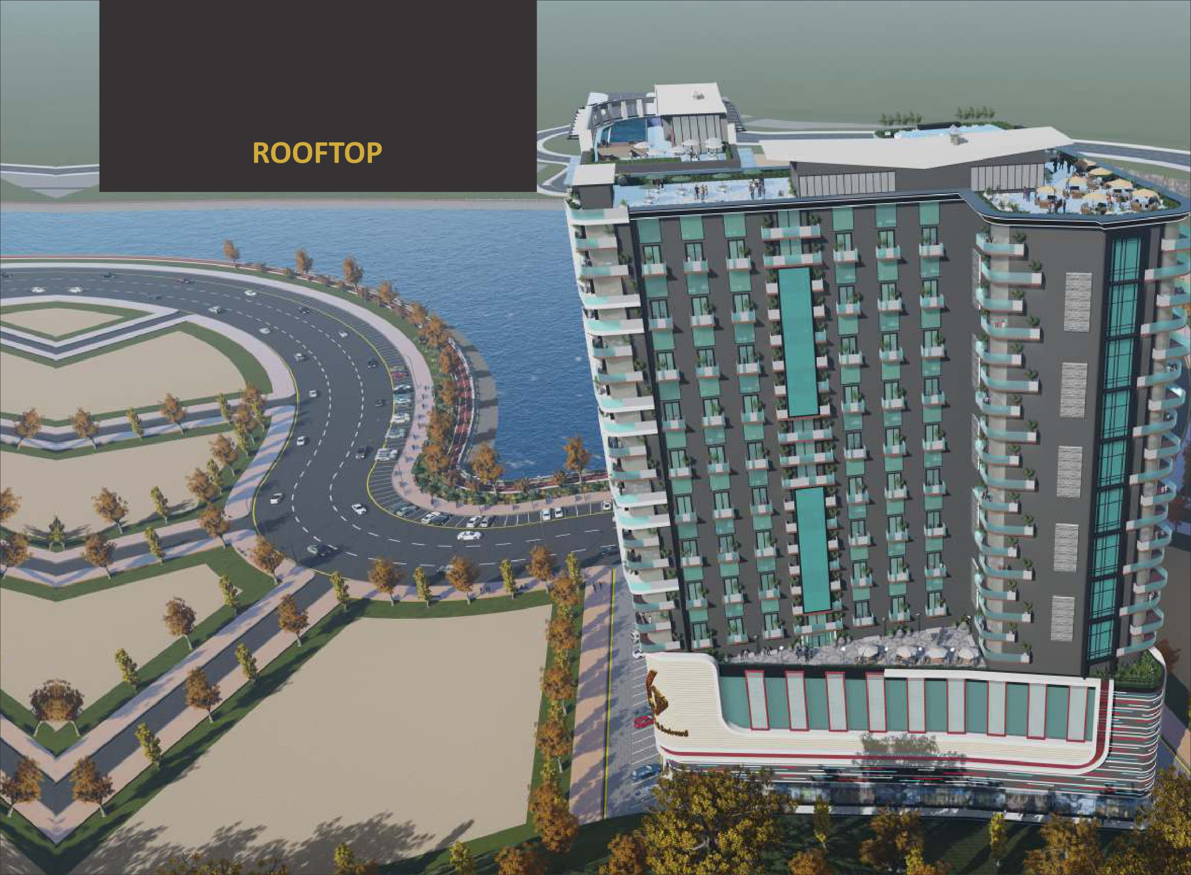 The Sixth Boulevard Mall & Apartments | Business District | Phase 08 | Bahria Town