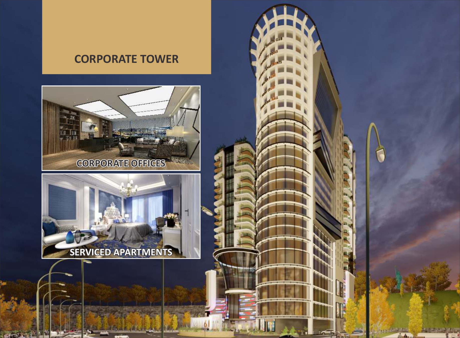 The Sixth Boulevard Mall & Apartments | Business District | Phase 08 | Bahria Town