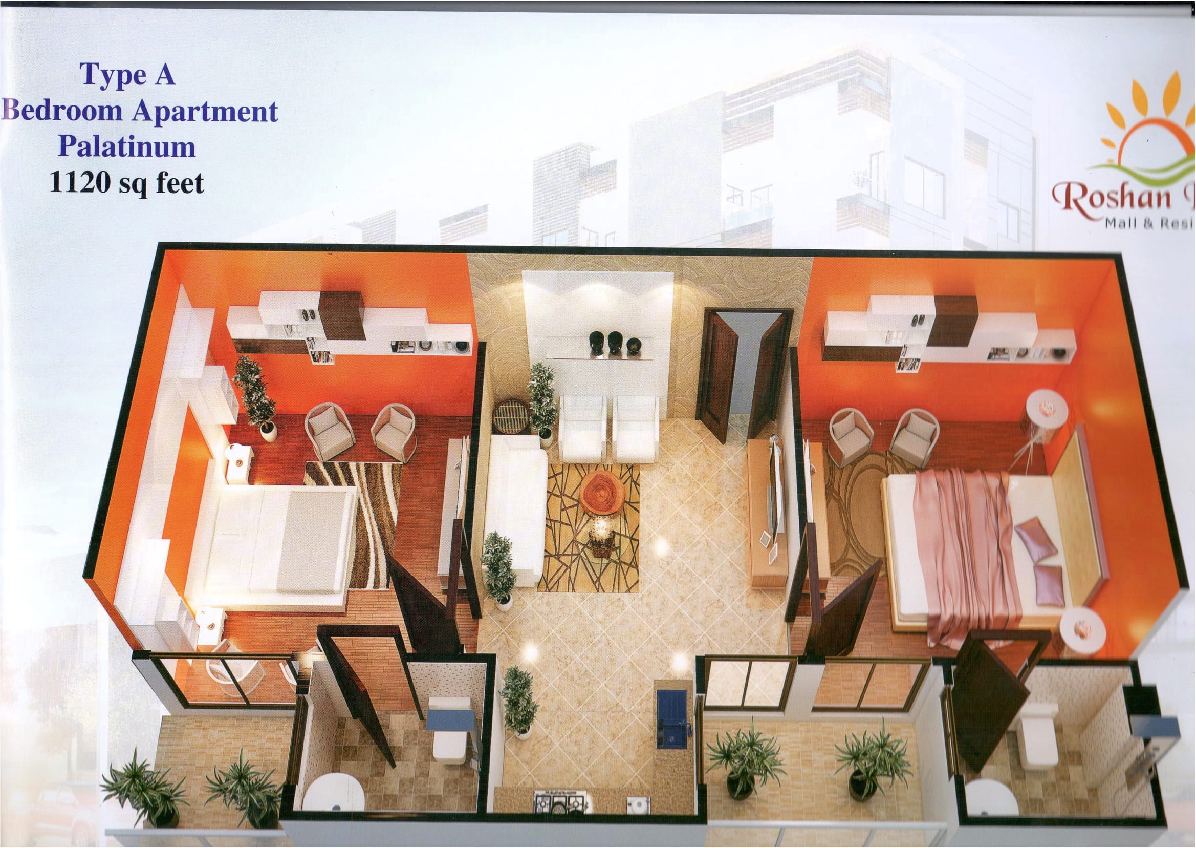 Roshan Heights Mall and Residency